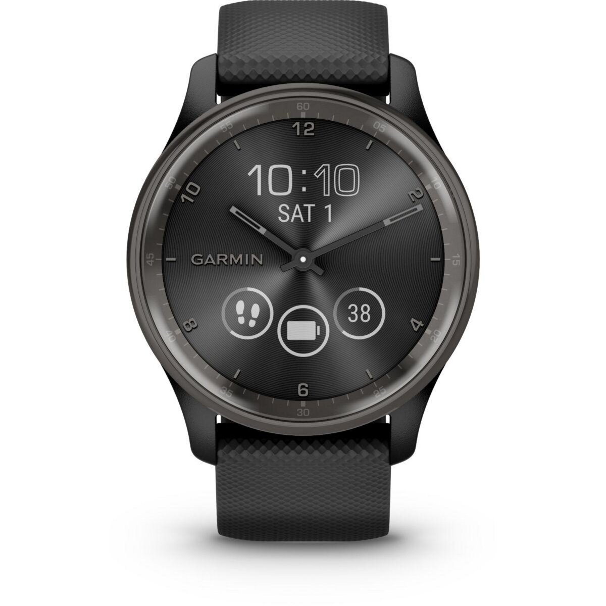 GARMIN Montre santé Vivomove Trend siliconne noir