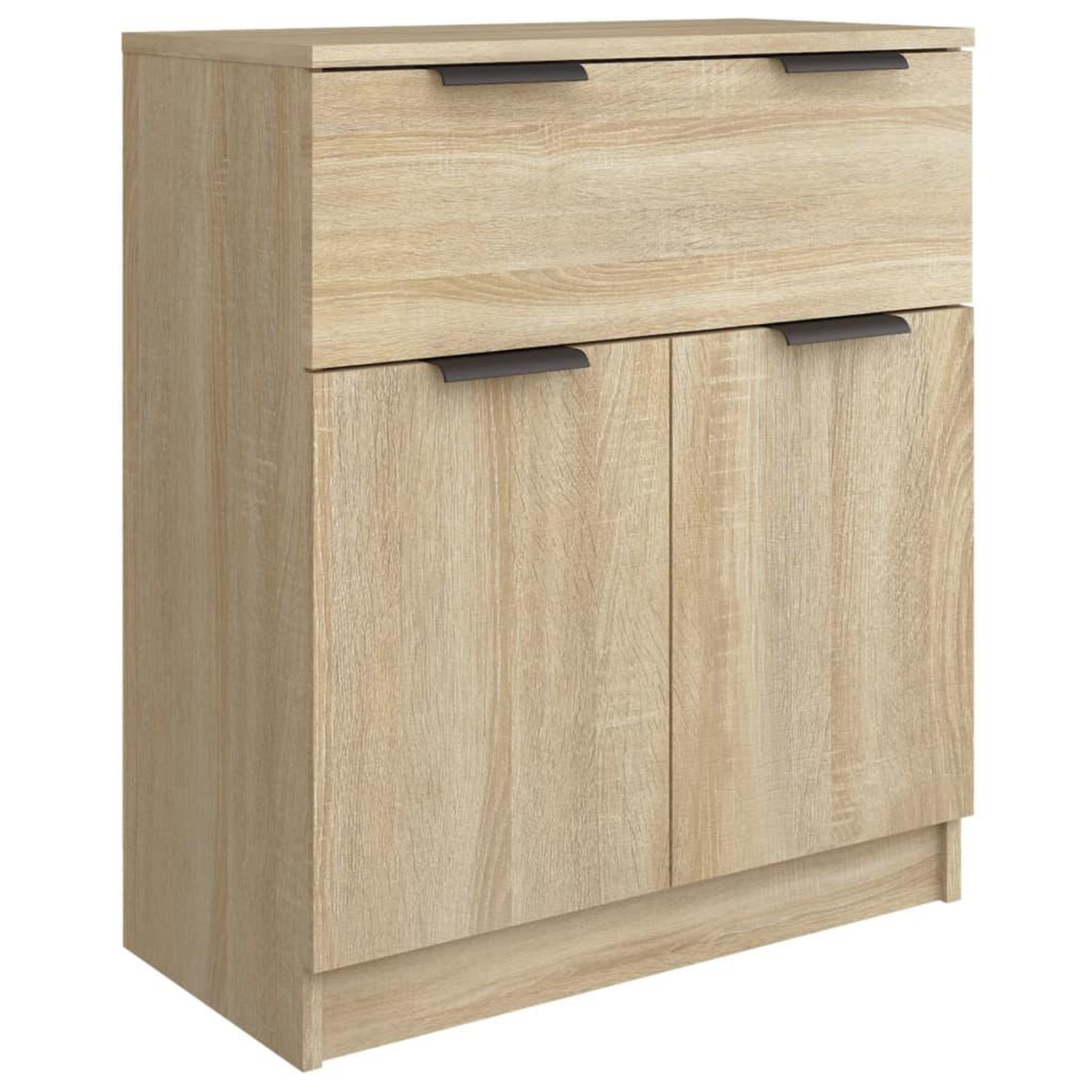Voir la diapositive 5 : VIDAXL Buffets 3 pcs Chene sonoma Bois d'ingenierie