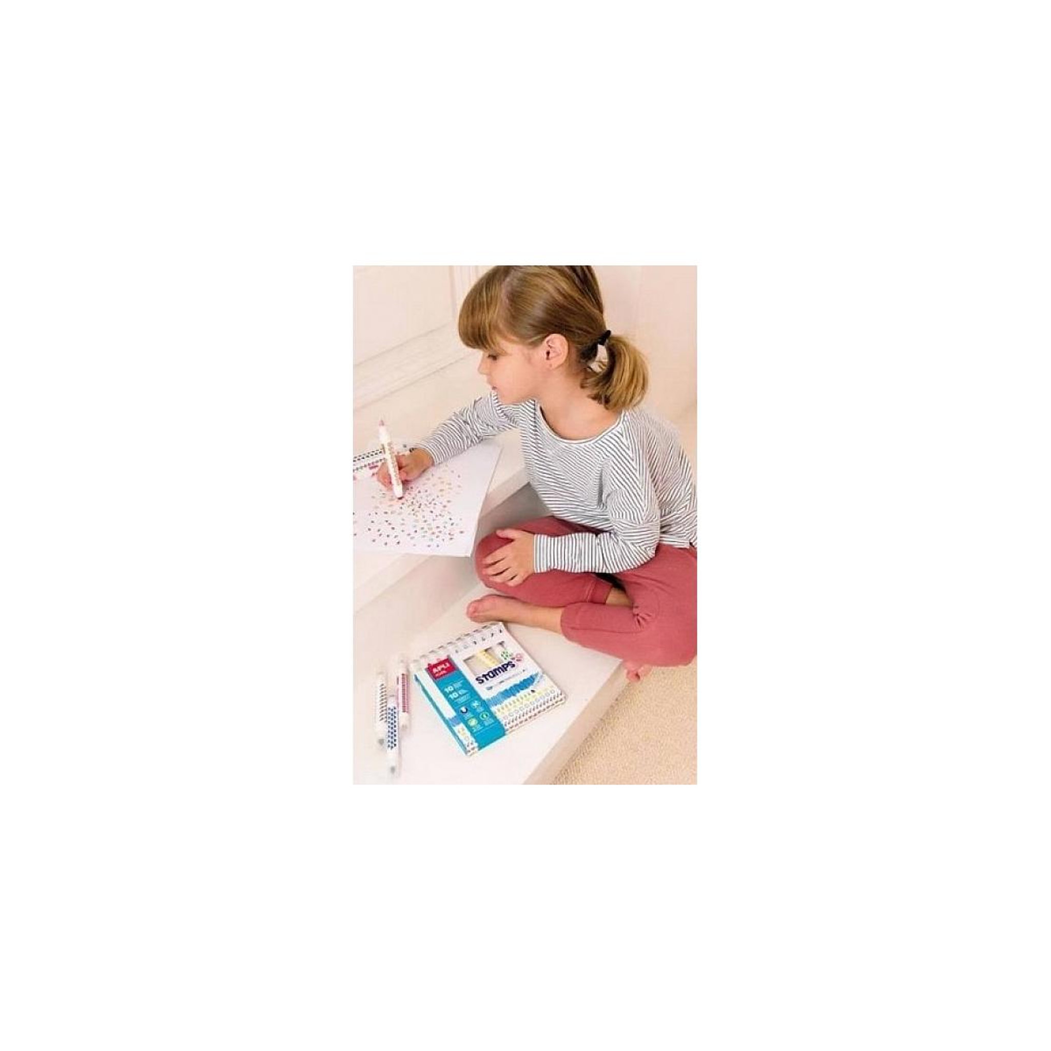 Voir la diapositive 2 : Apli Agipa Feutres Color et Stamps 10 unites