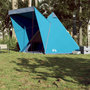 Voir la diapositive 4 : VIDAXL Tente familiale tipi 6 personnes bleu impermeable