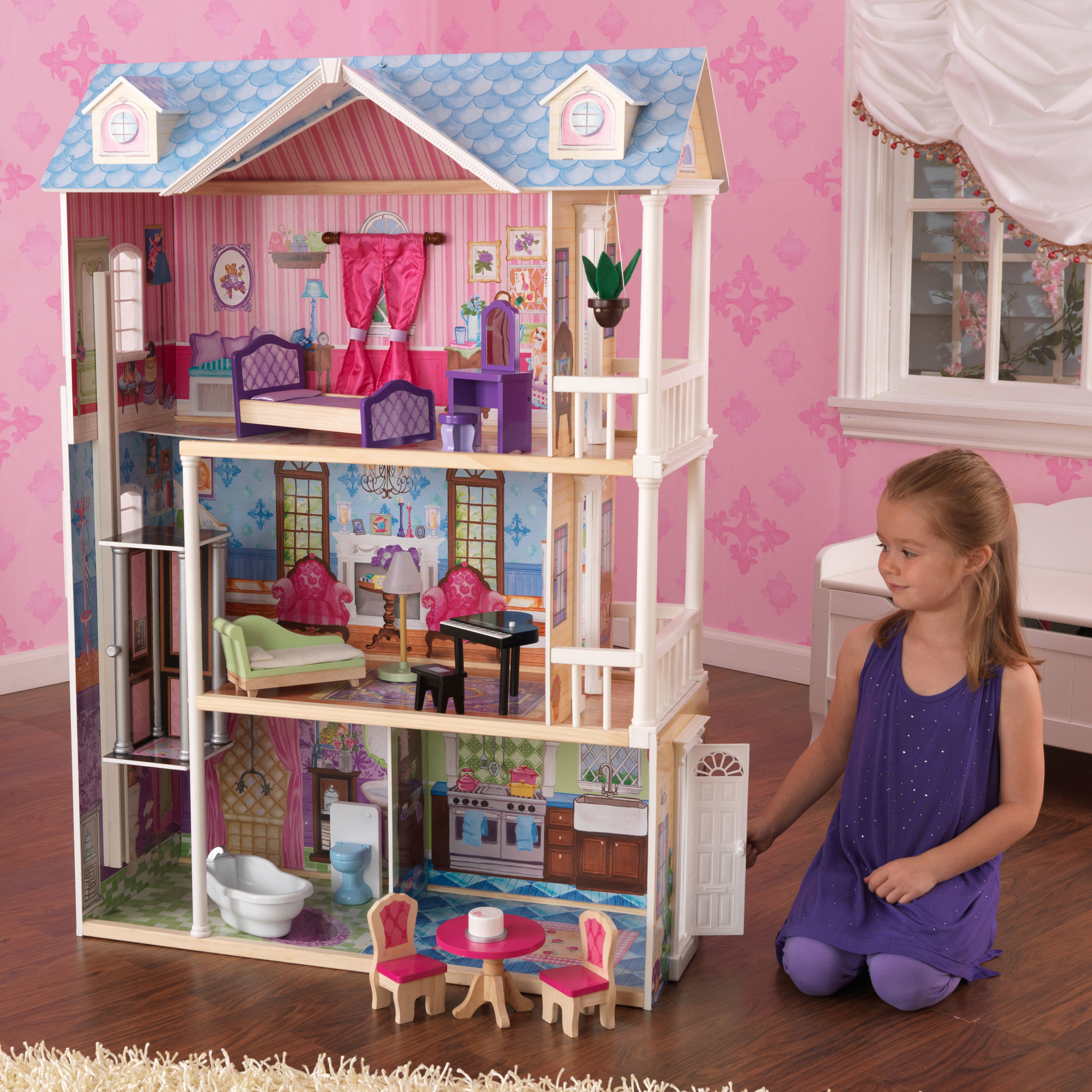 Voir la diapositive 2 : Kidkraft La maison de poupée de mes rêves