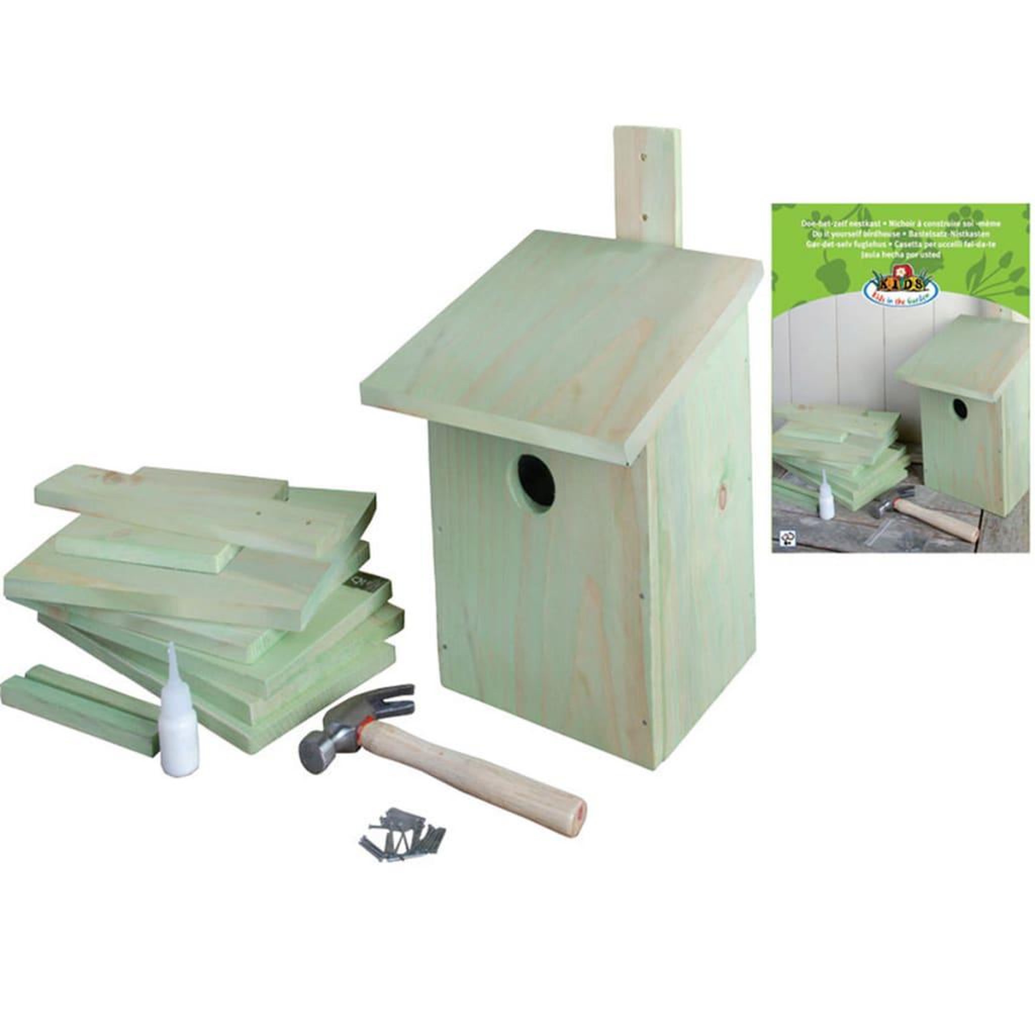 Voir la diapositive 1 : ESSCHERT DESIGN Esschert Design Nichoir 21,3 x 17 x 23,3 cm KG52
