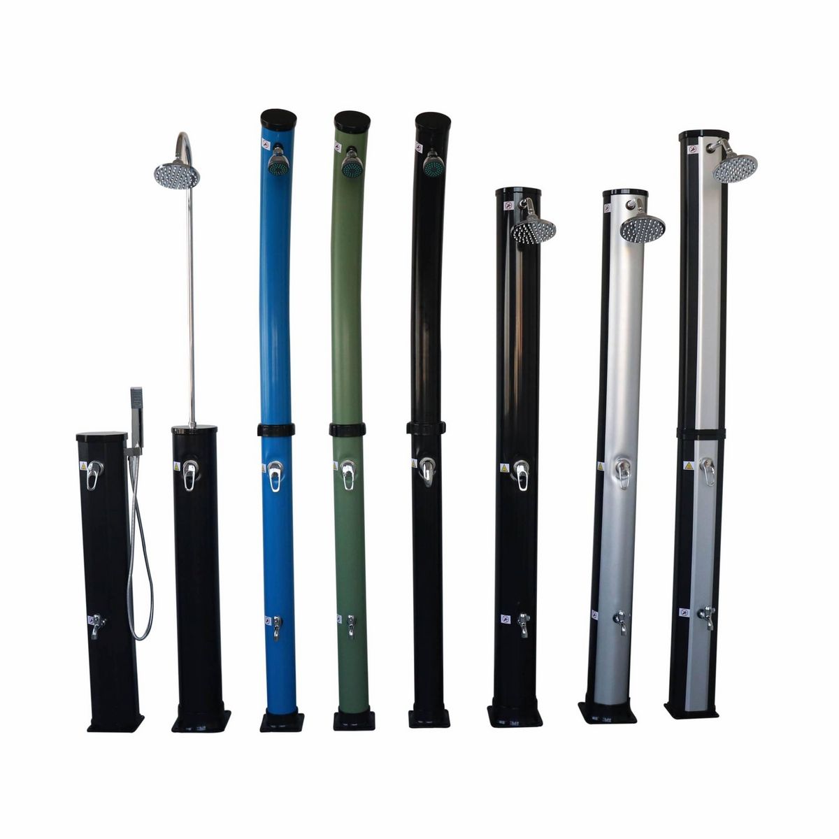 SWEEEK Douche solaire d'extérieur Cascata pour piscine. terrasse et jardin. avec mitigeur. réservoir de 20L