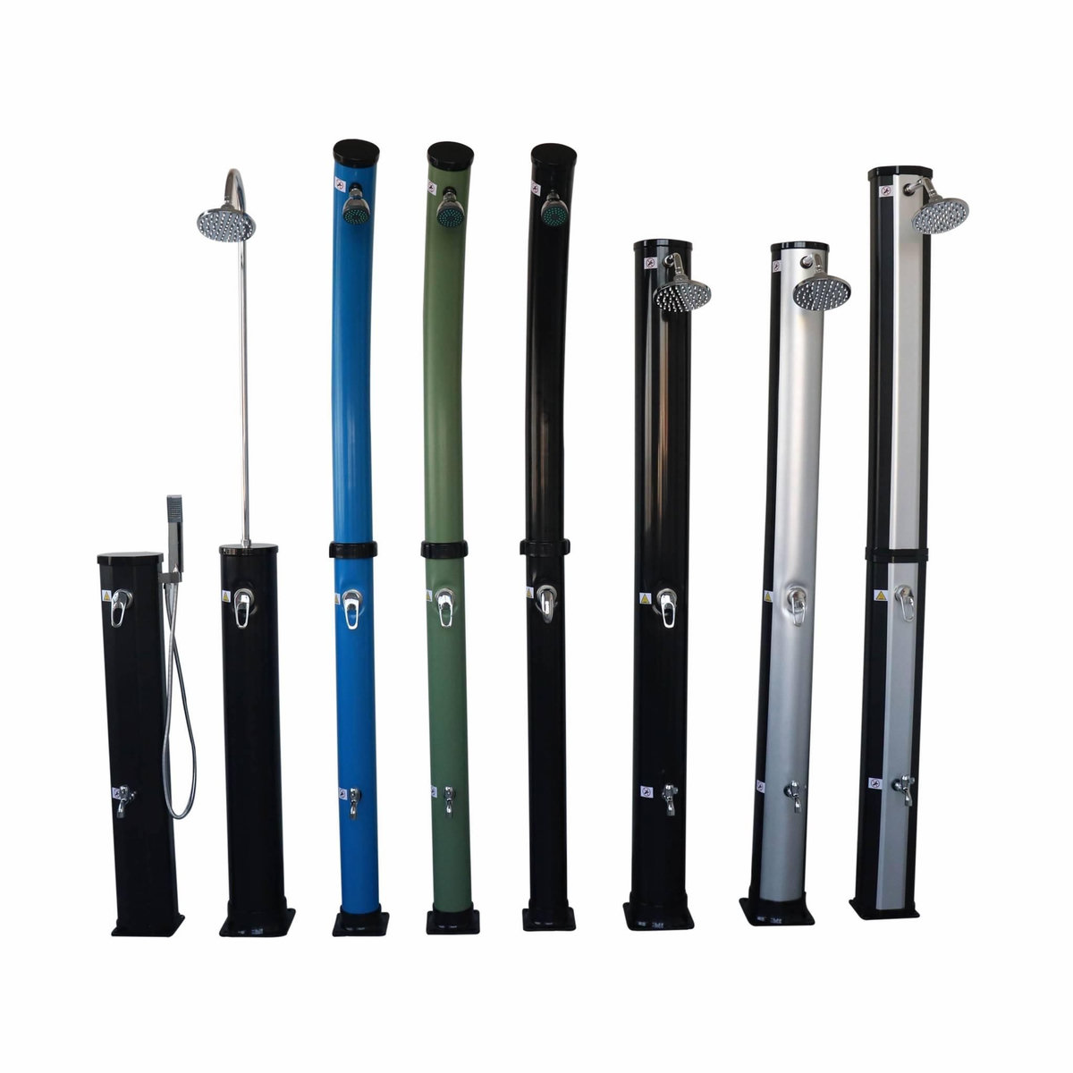 SWEEEK Douche solaire d'extérieur Cascata pour piscine. terrasse et jardin. avec mitigeur. réservoir de 20L