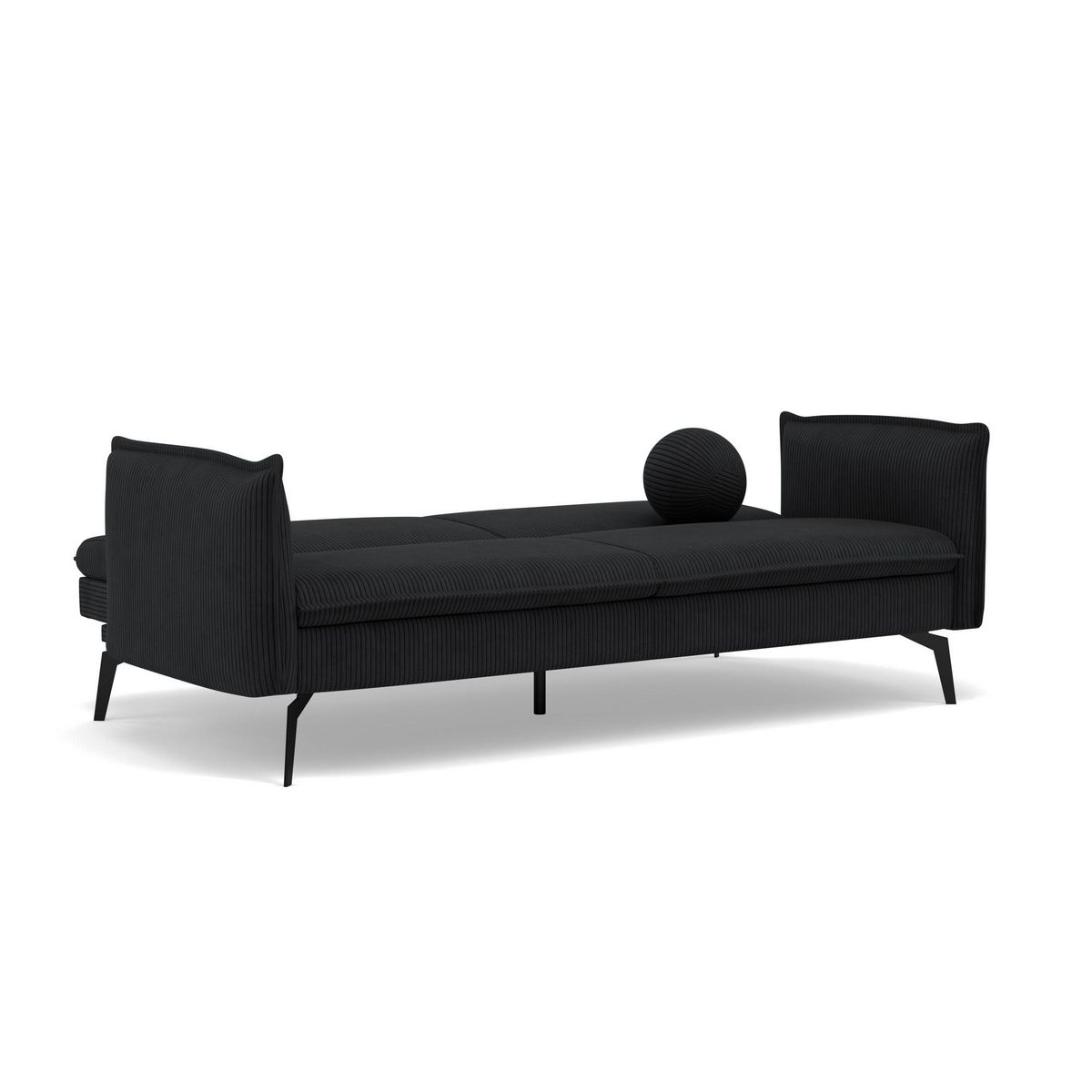 BEST MOBILIER Lexie - canapé convertible clic-clac 2 places en velours côtelé