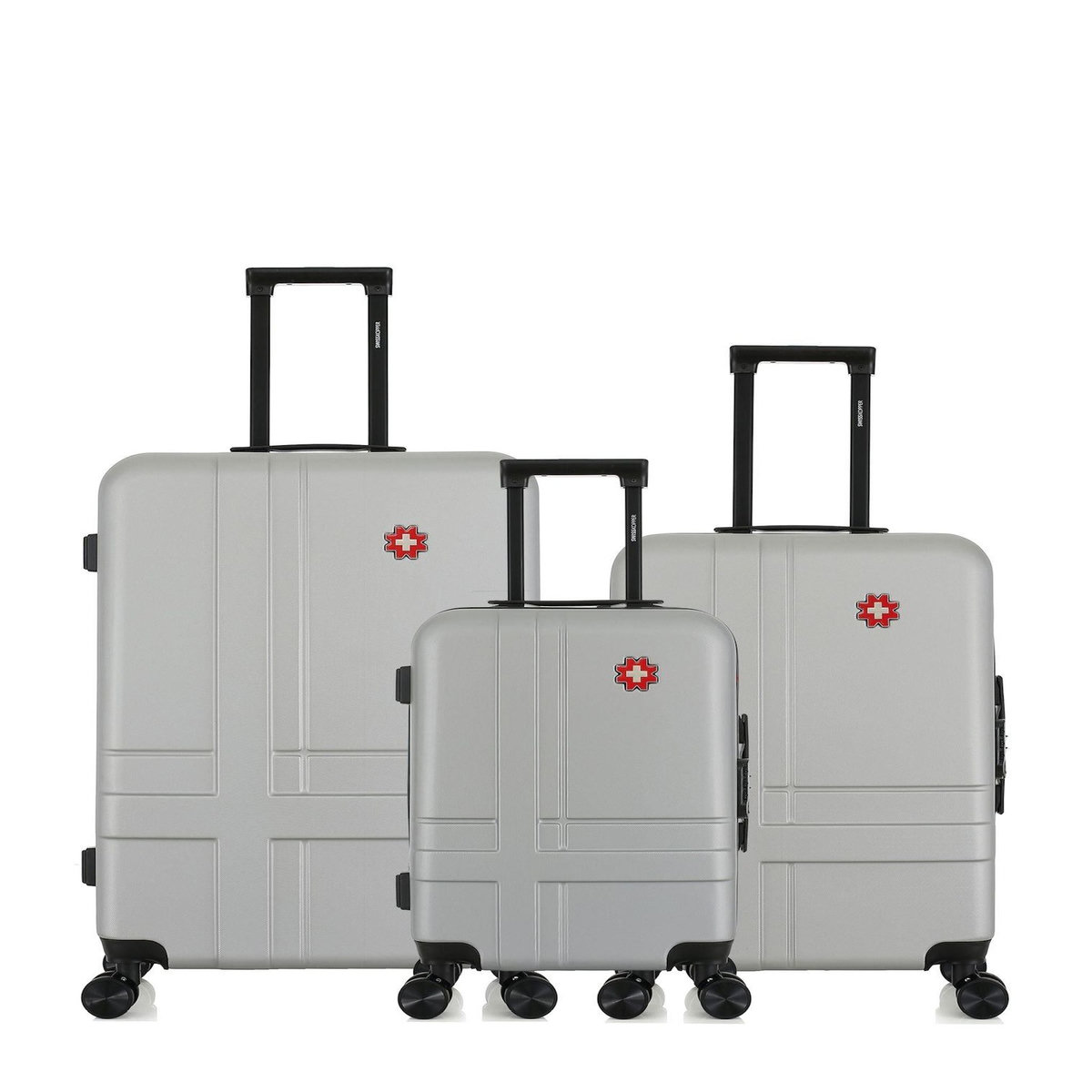 SWISS KOPPER SWISS KOPPER  -  Lot de 3  -  Valise grand format, valise weekend et valise cabine USTER