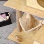 Voir la diapositive 6 : PAWHUT Arbre à chats design contemporain griffoirs grattoirs sisal naturel niche plate-formes hamac boule panneaux particules beige
