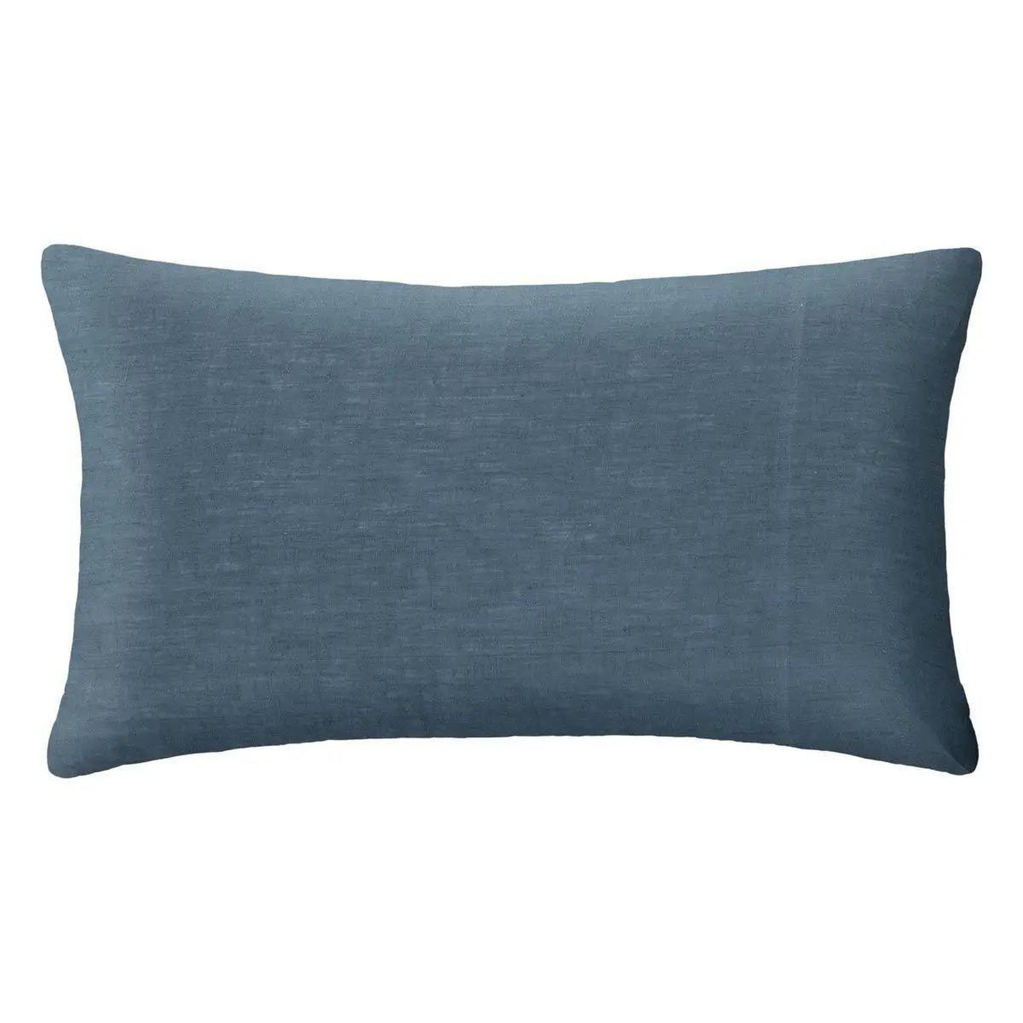 Voir la diapositive 1 : ATMOSPHERA Taie d'oreiller en lin  adorable  50x70cm bleu canard