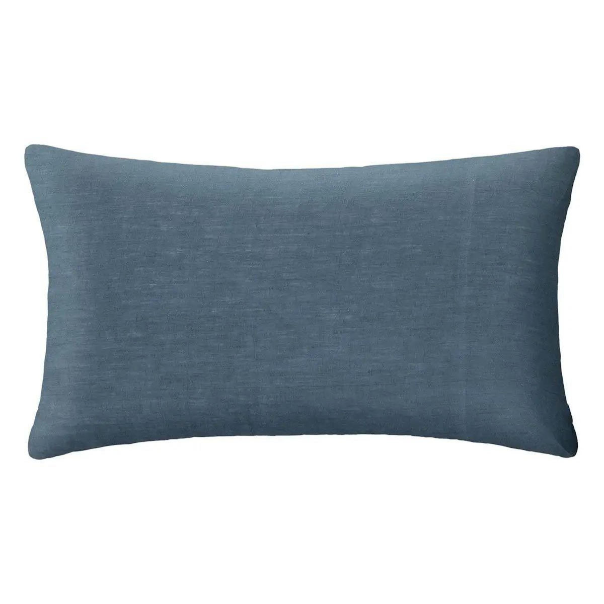 ATMOSPHERA Taie d'Oreiller en Lin  Adorable  50x70cm Bleu Canard