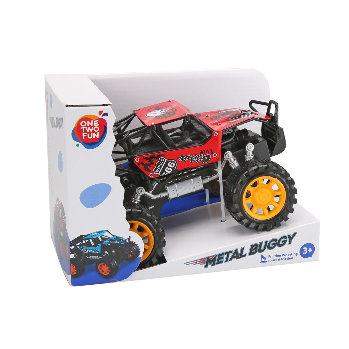 One Two Fun Metal buggy à friction