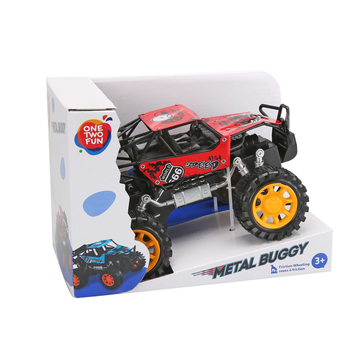 One Two Fun Metal buggy à friction