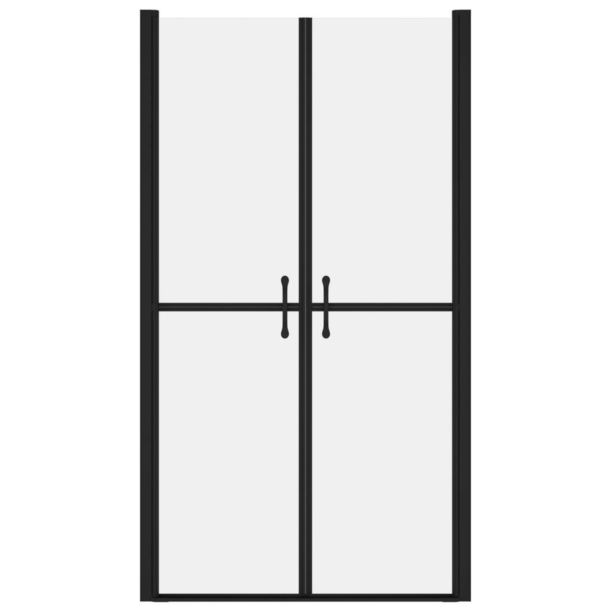 Voir la diapositive 3 : VIDAXL Porte de douche ESG depoli (98-101)x190 cm