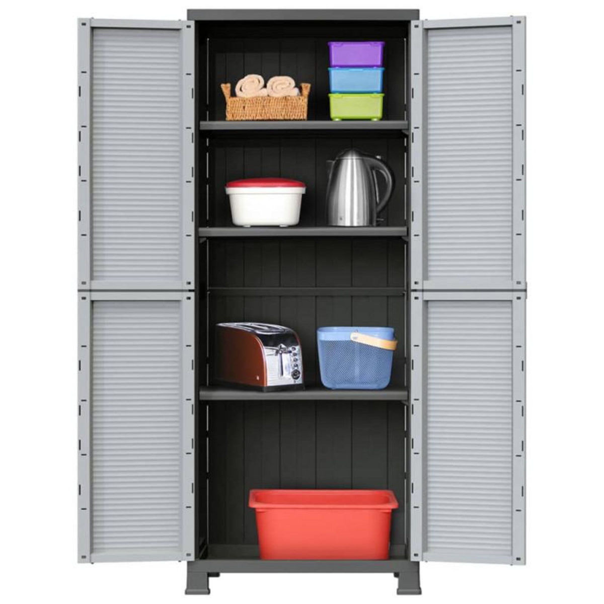 VIDAXL Armoire en plastique 68x39x171,5 cm