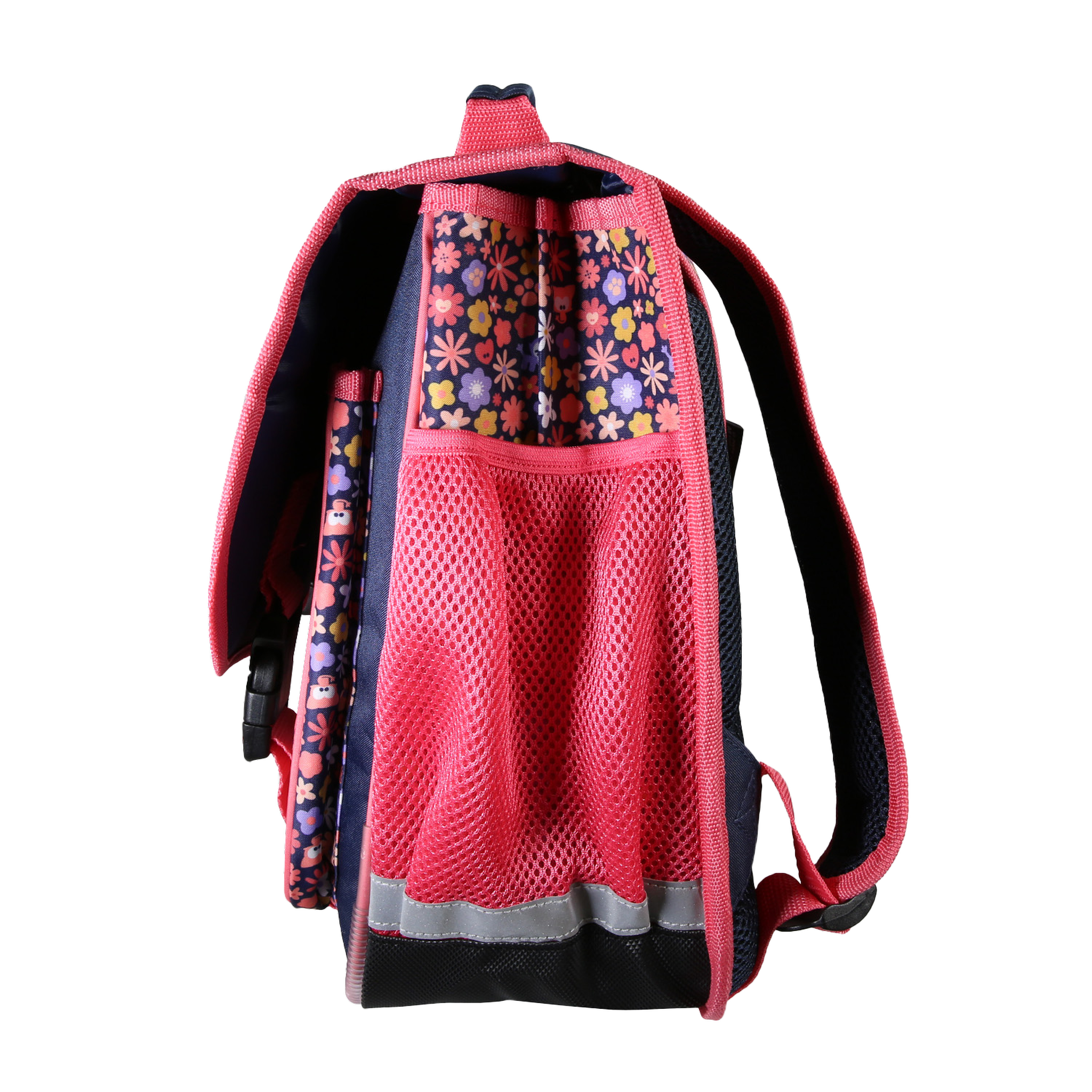 Voir la diapositive 3 : Bagtrotter Chacha - Cartable scolaire 36 cm - Fille - Bleu/Rose - 1 compartiment