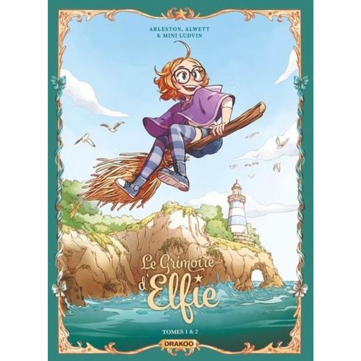 LE GRIMOIRE D'ELFIE : COFFRET EN 2 VOLUMES : TOME 1, L'ILE PRESQUE ; TOME 2, LE DIT DES CIGALES, Arleston Christophe