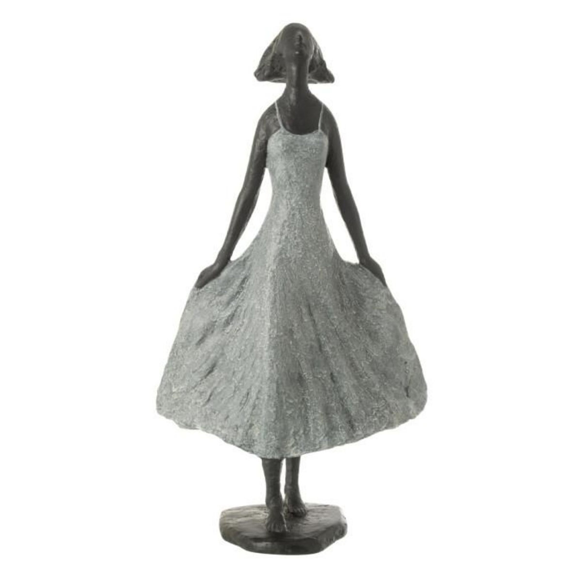 Paris Prix Statue Fille en Résine  Ciel  54cm Gris
