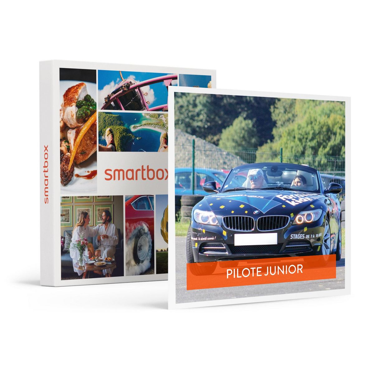 Smartbox Stage de pilotage enfant : 10 tours de circuit au volant d'une BMW Z4 Roadster - Coffret Cadeau Sport & Aventure