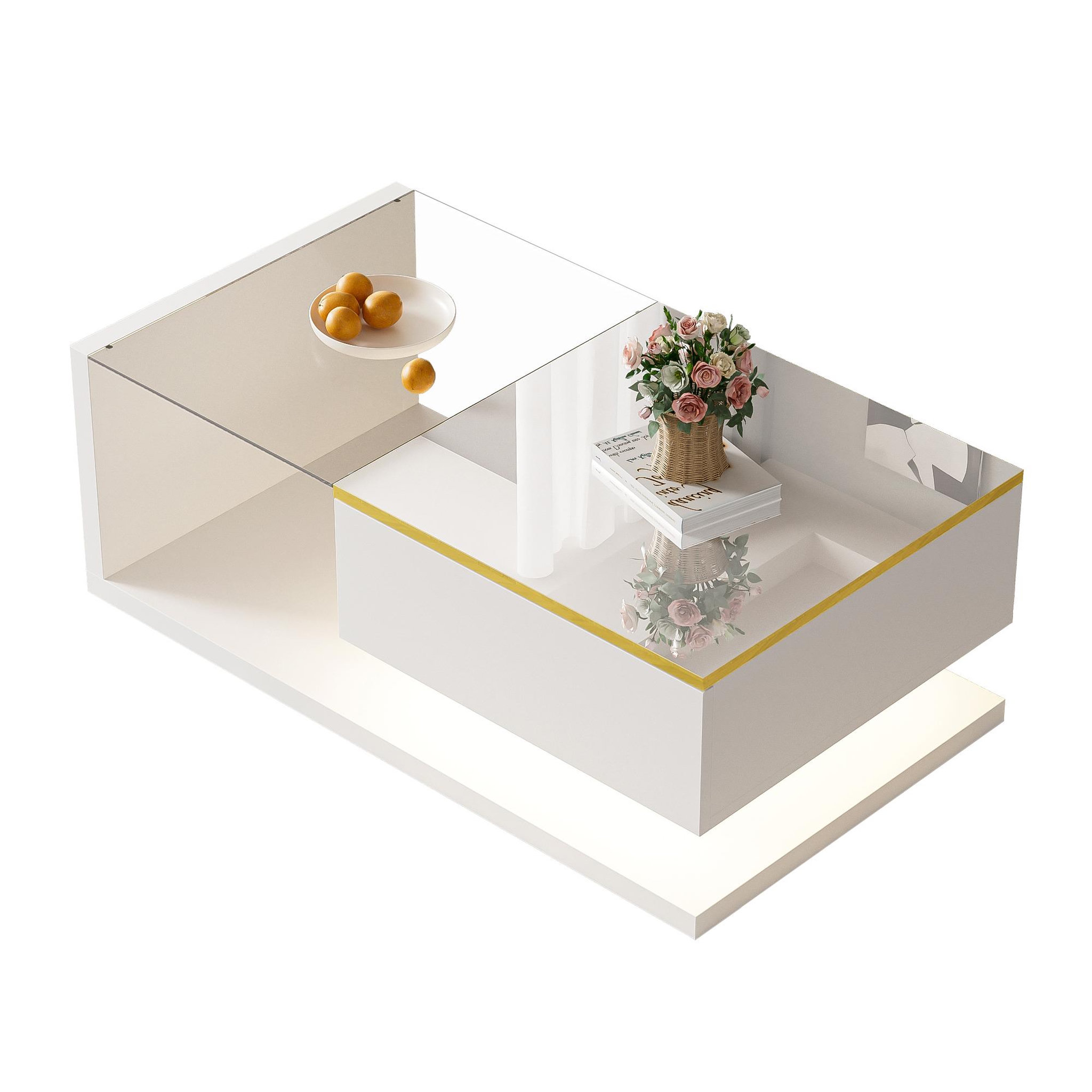 Voir la diapositive 1 : MERAX Table basse rectangulaire