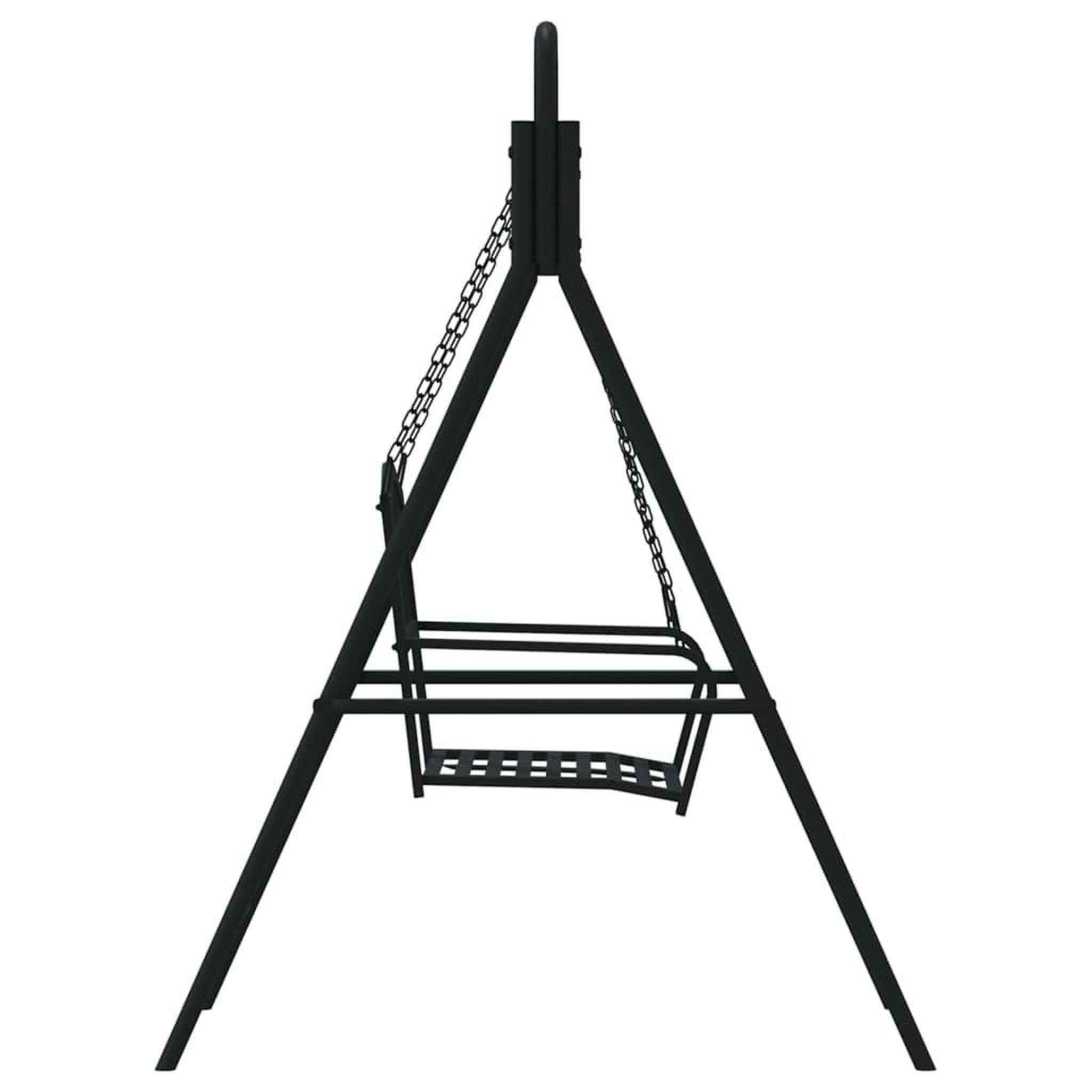 Voir la diapositive 4 : VIDAXL Balancelle 124 cm Noir Acier