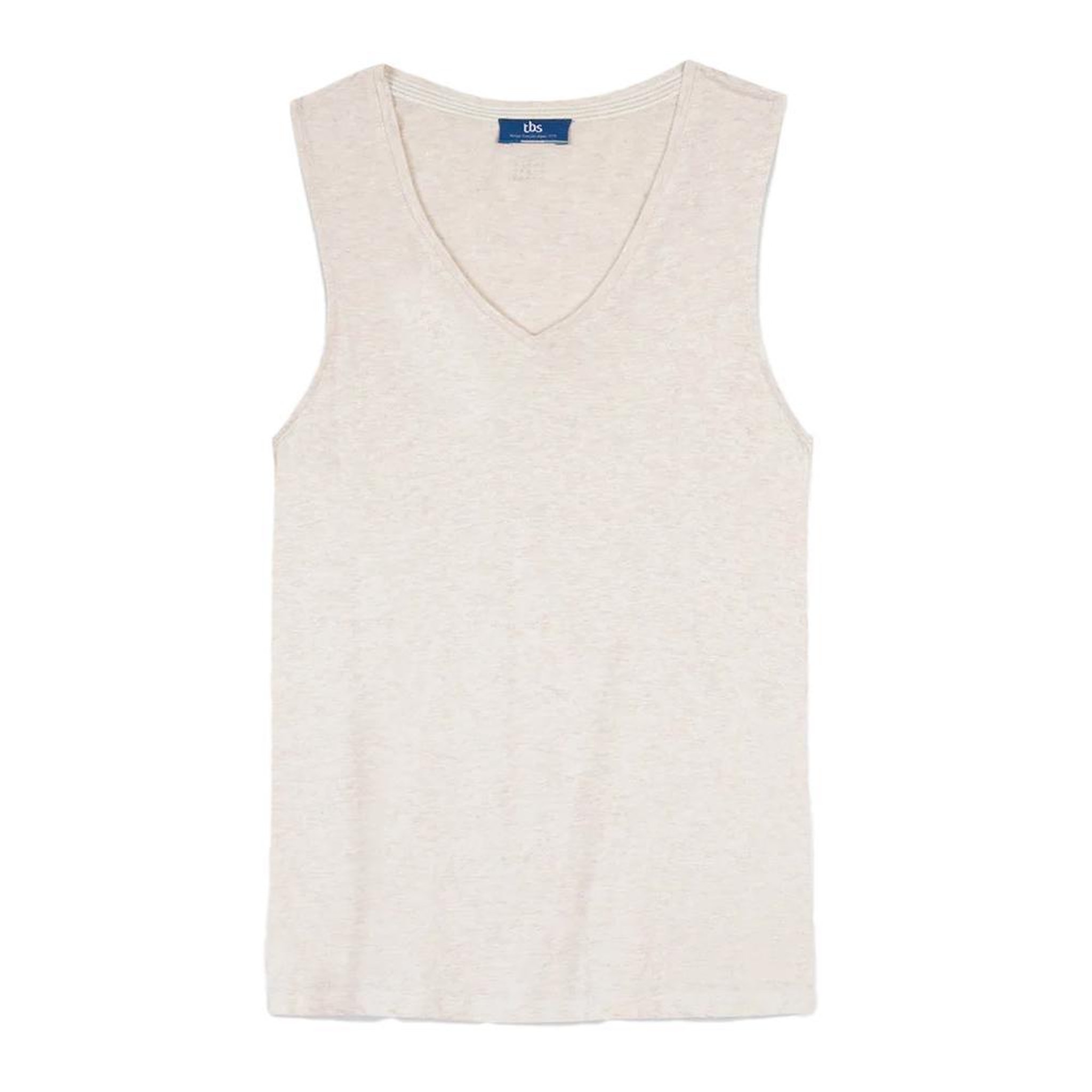 TBS Débardeur  Femme TBS ADINADEBP. Coloris disponibles : Blanc