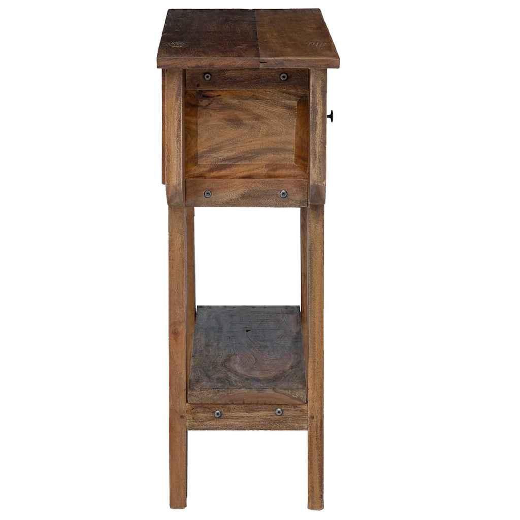 Voir la diapositive 5 : VIDAXL Table console bois de recuperation melange 80x35x80 cm