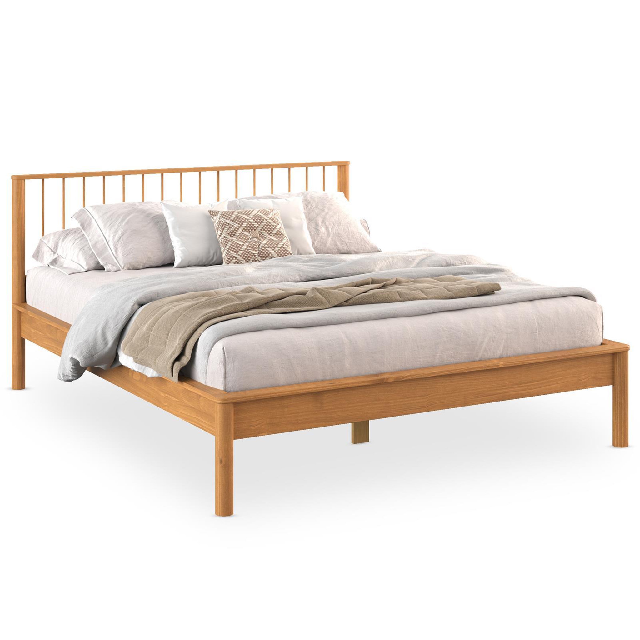 Voir la diapositive 4 : IDIMEX Lit 140 x 200 avec sommier APOANA en bois massif