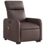Voir la diapositive 3 : VIDAXL Fauteuil inclinable de massage electrique marron similicuir