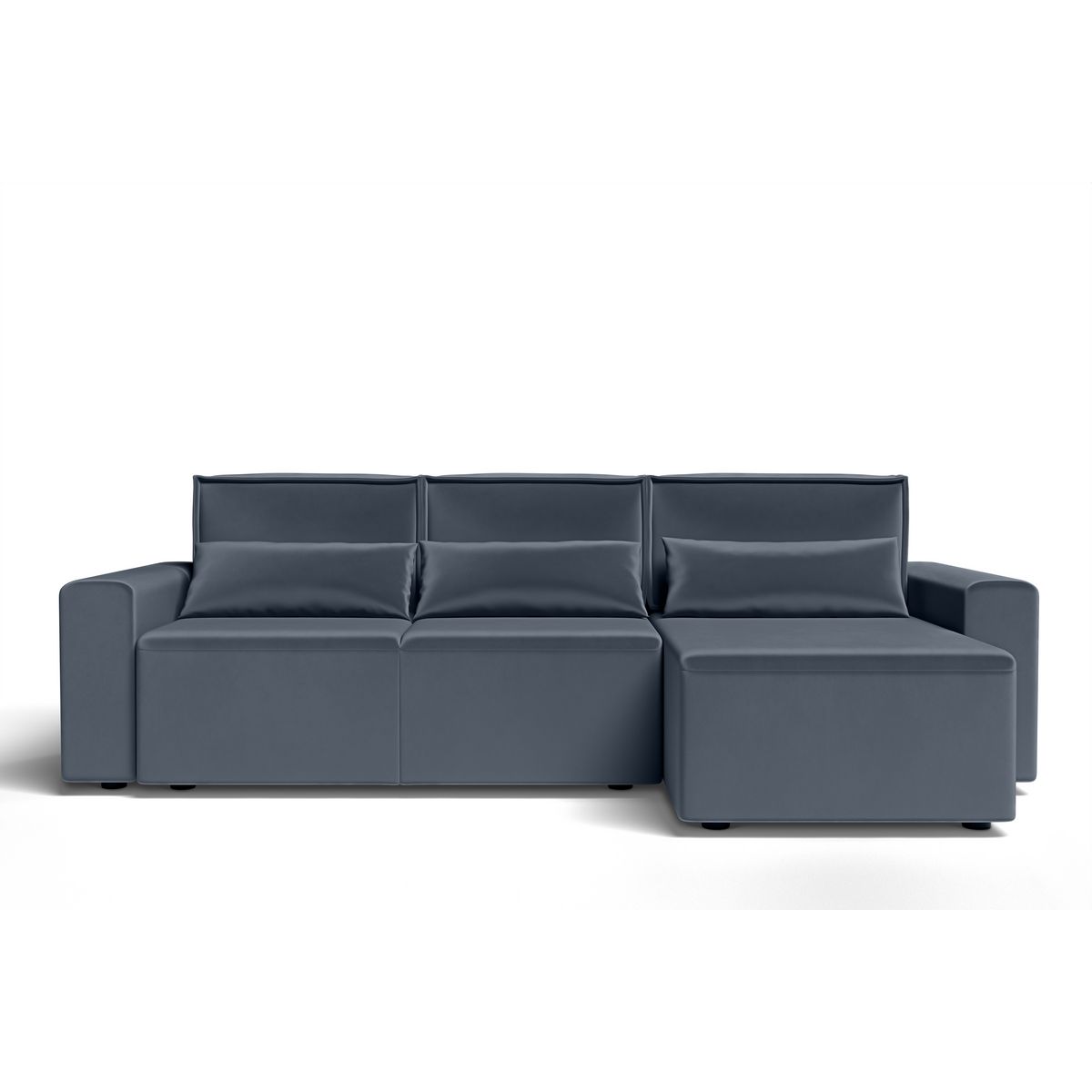 Canapé d'angle convertible et réversible velours  JOY