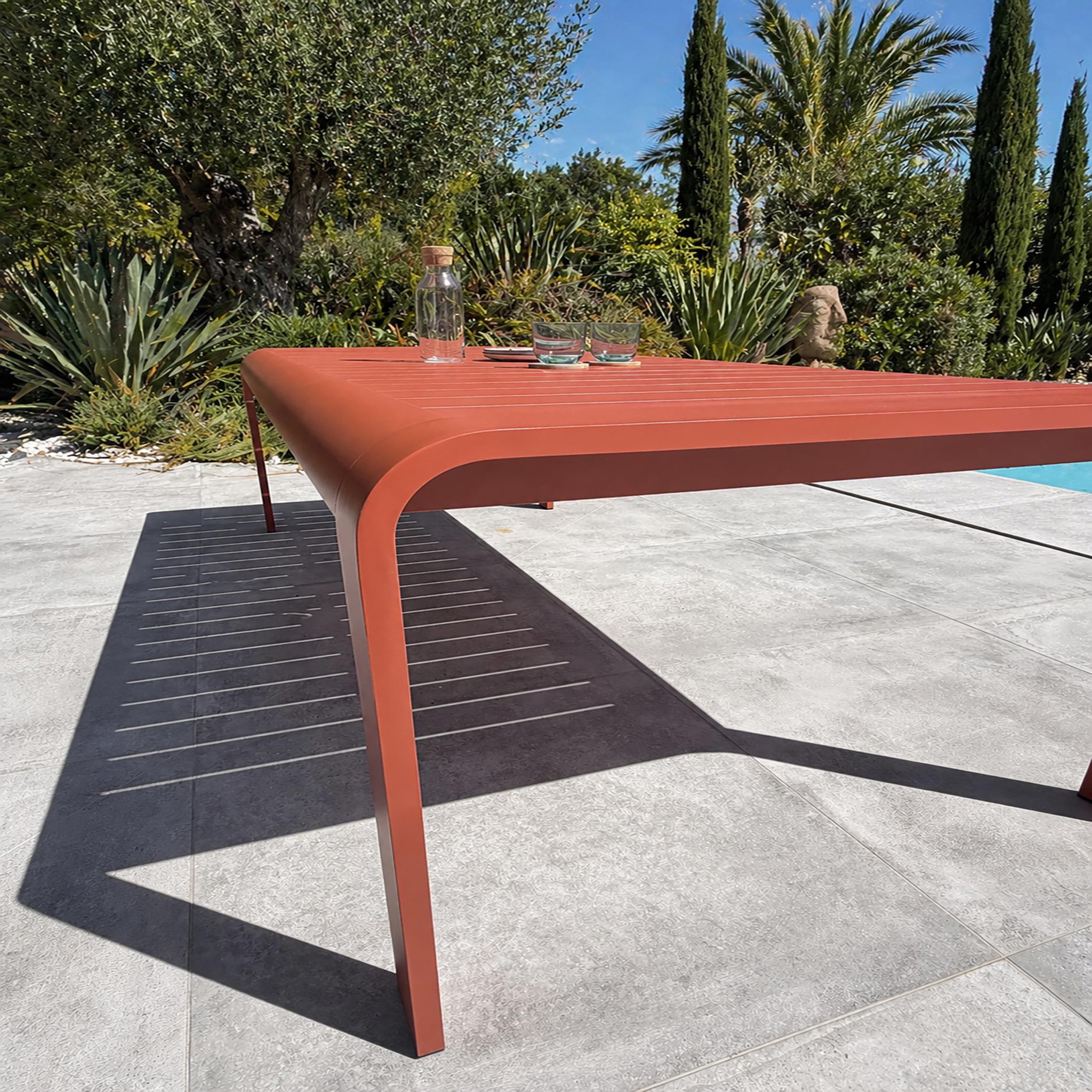 Voir la diapositive 4 : DCB GARDEN Table de jardin en aluminium