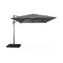 Voir la diapositive 4 : SWEEEK Parasol déporté rectangulaire 3x4 m - Wimereux - Parasol excentré inclinable dans 6 positions, rotatif à 360° + dalles à lester 50x50cm