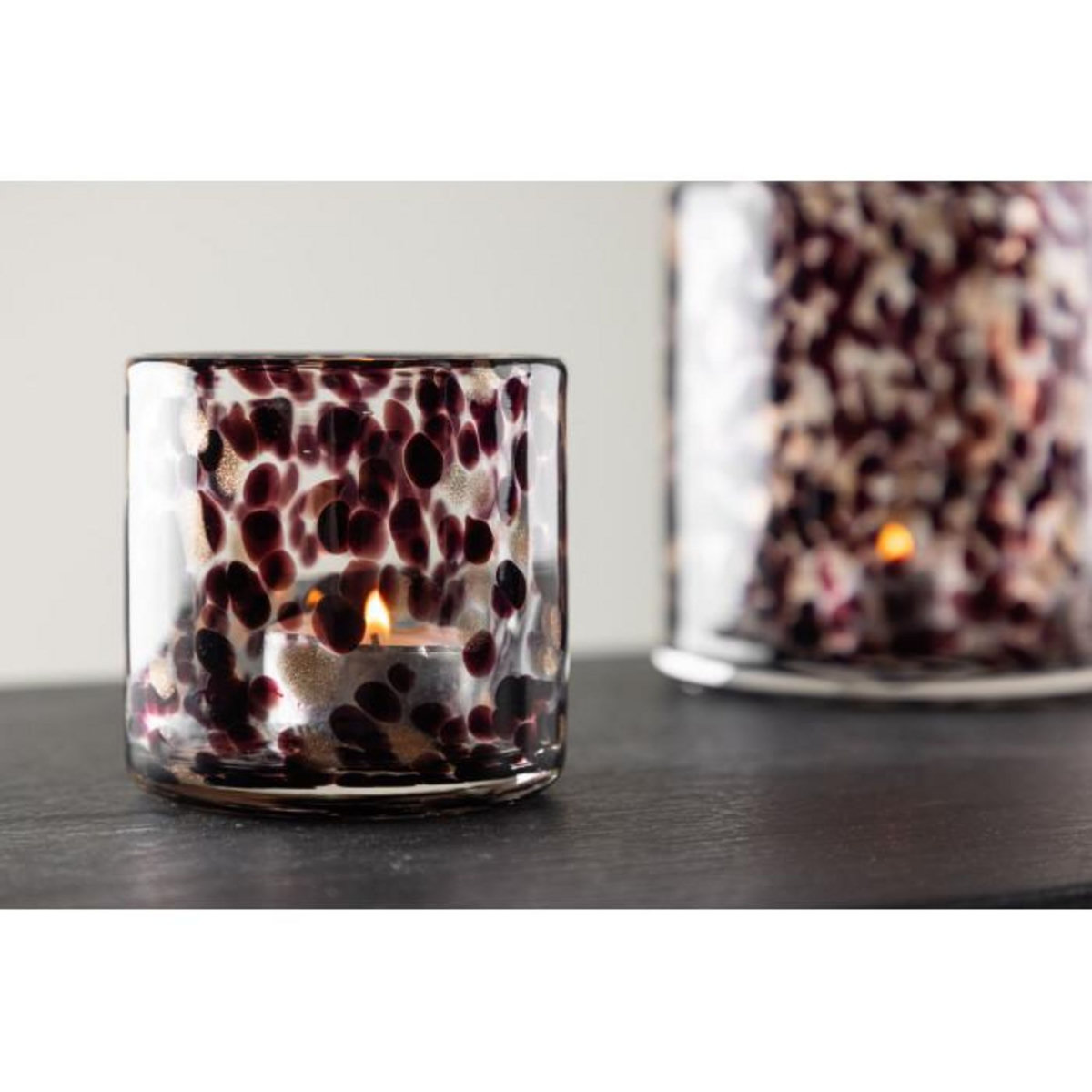 Paris Prix Photophore Déco Moucheté  Gloria  8cm Multicolore