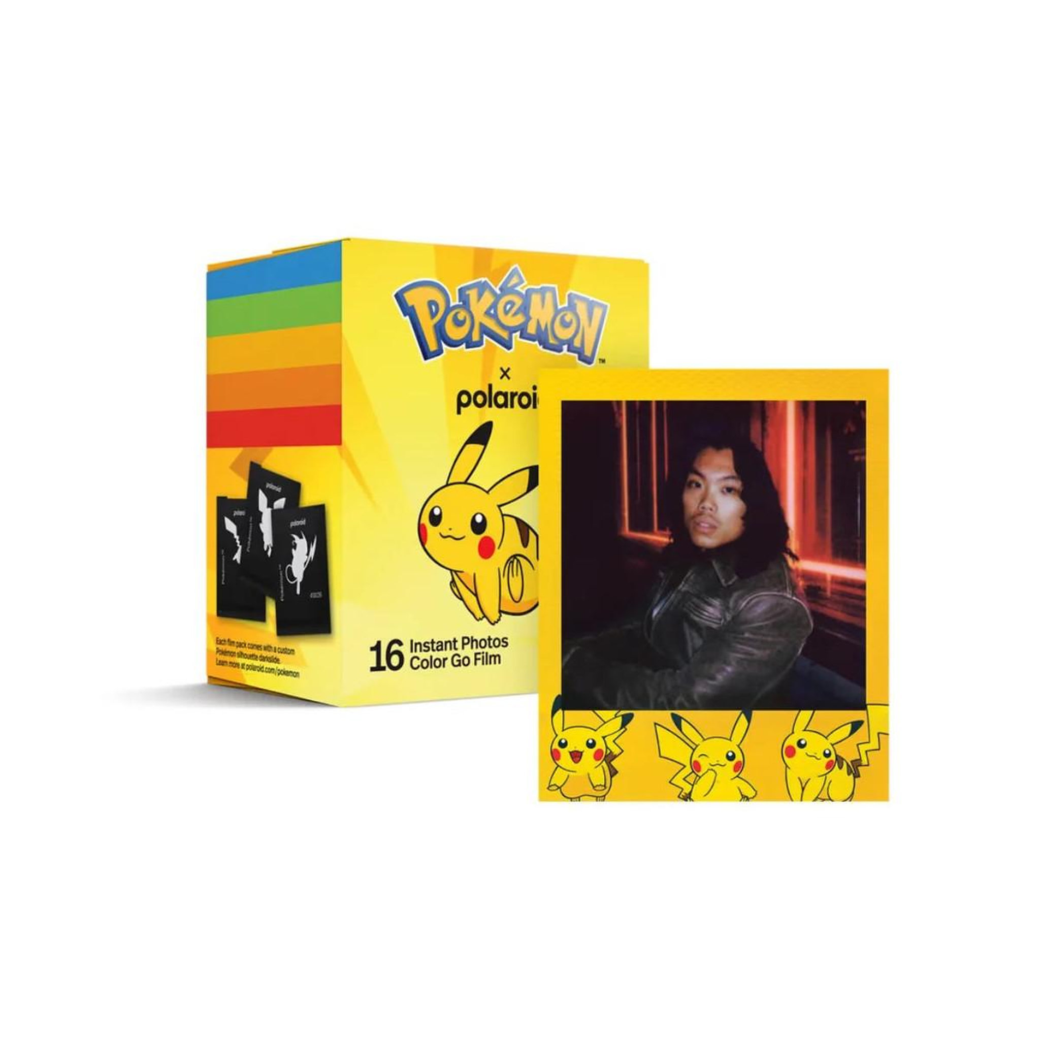 POLAROID Film Couleur Polaroid pour Go Édition Pokémon Pikachu Double Pack de 16 Photos