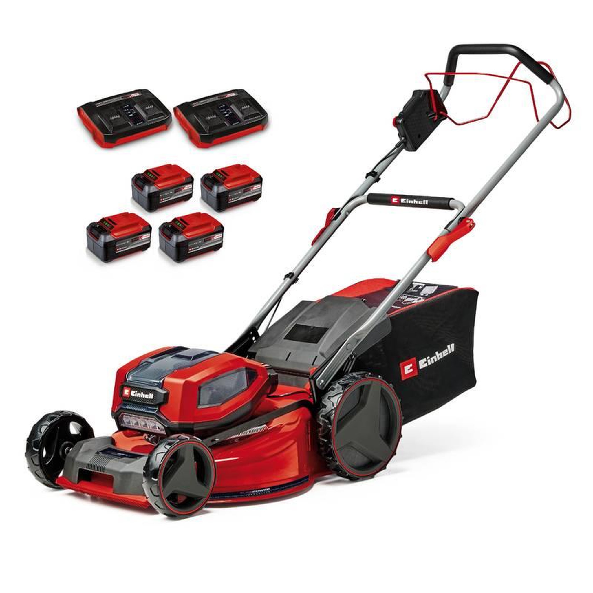 Einhell Tondeuse à gazon sans fil GP-CM 36/52 S Li BL (4x5,2Ah)