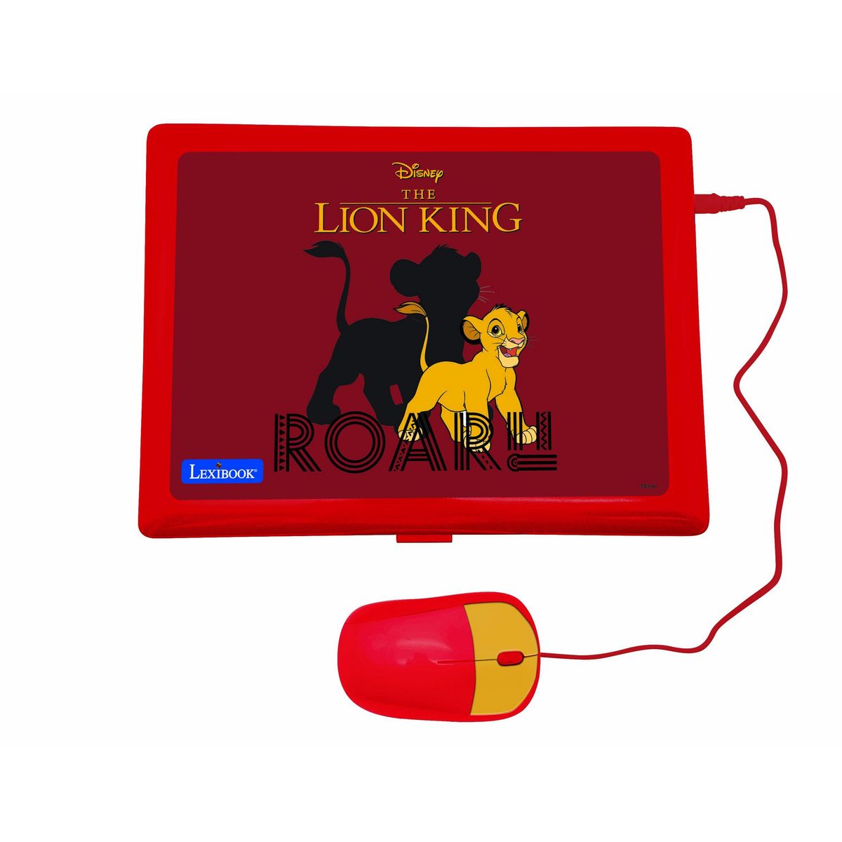 Lexibook Ordinateur portable éducatif bilingue Le Roi lion (FR/EN)