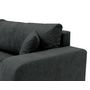 Voir la diapositive 6 : BEST MOBILIER Nicole - canapé droit 4 places convertible avec coffre en tissu