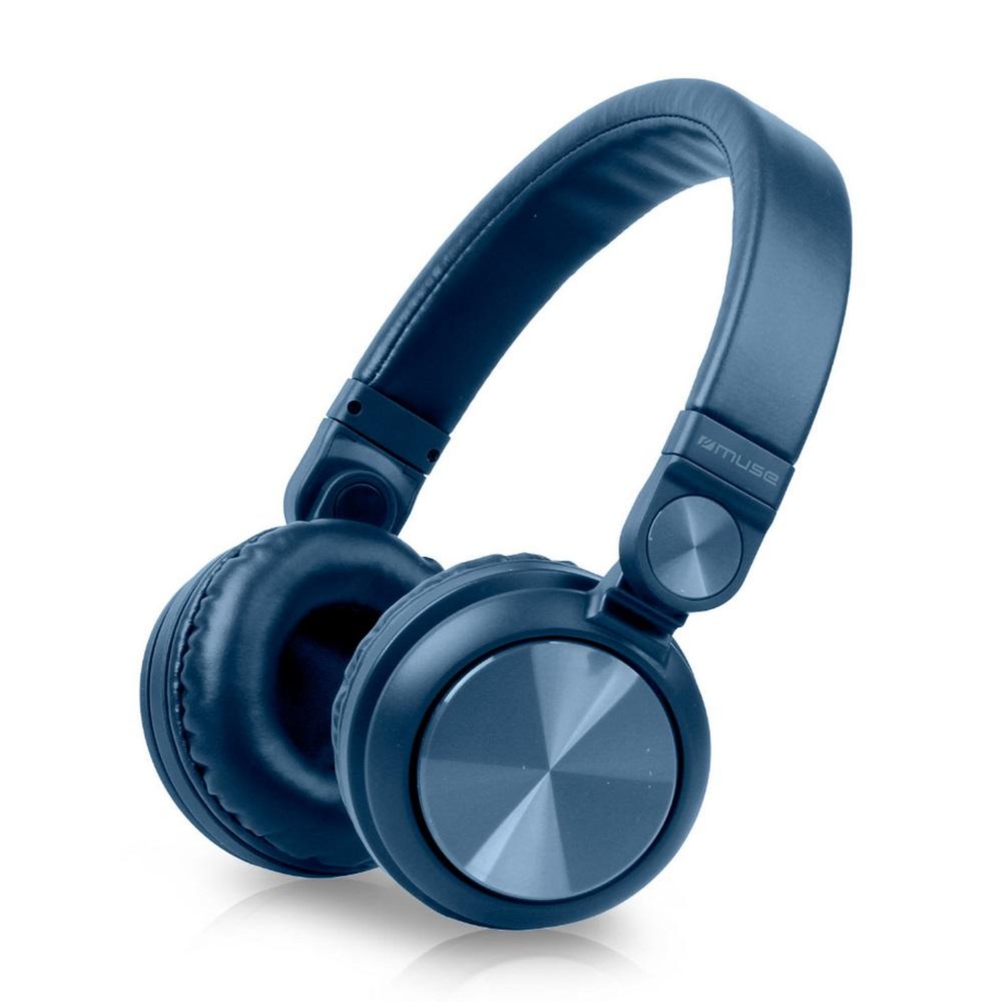 Voir la diapositive 6 : Muse Casque bluetooth sans fil supra-aural bleu - m 276 btb