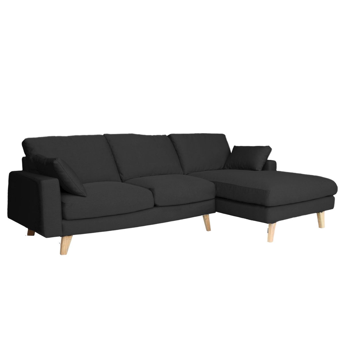 Canapé d'angle droit  fixe 5 places STEPHANE