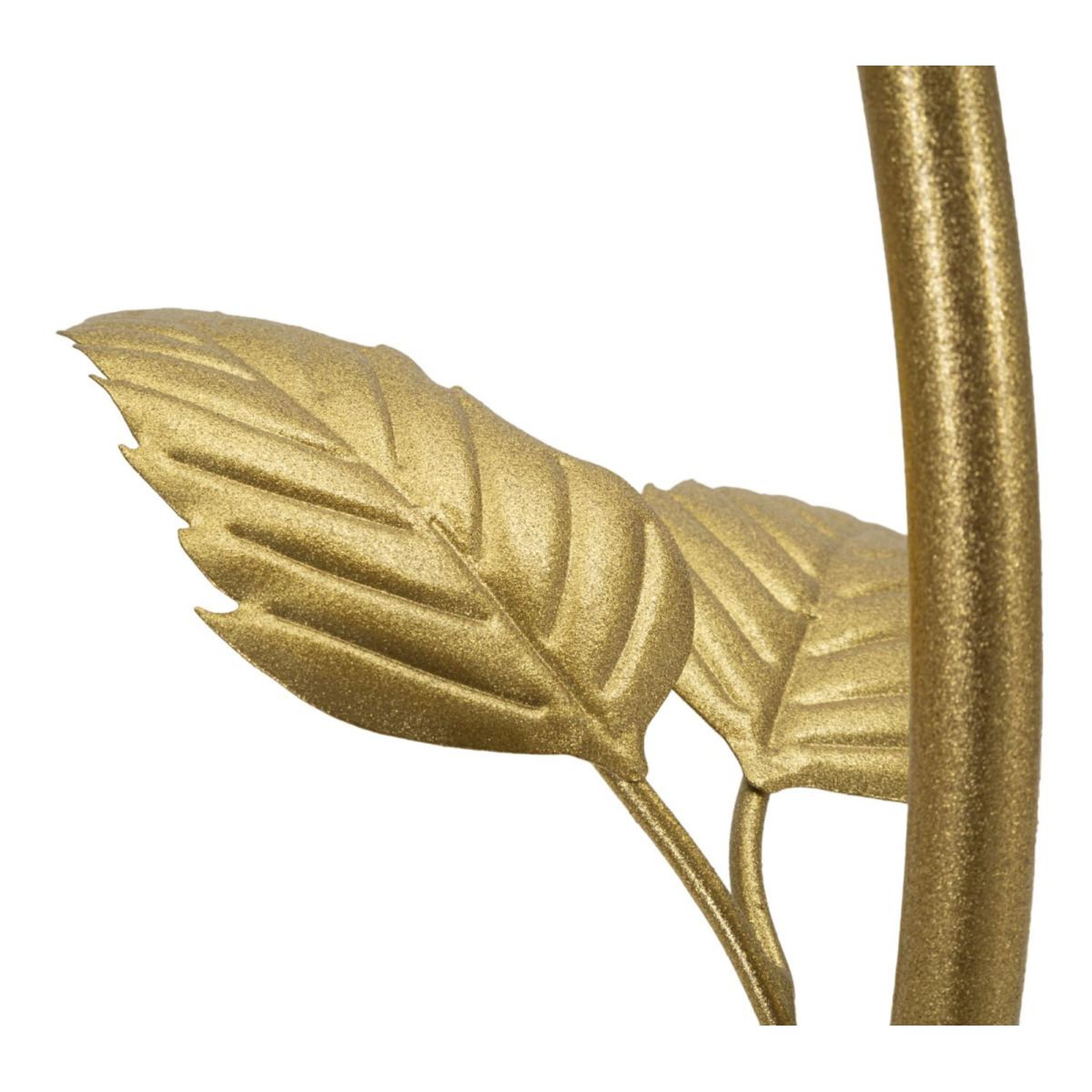 Voir la diapositive 4 : Paris Prix Table d'Appoint 3 Niveaux  Leaf  69cm Or