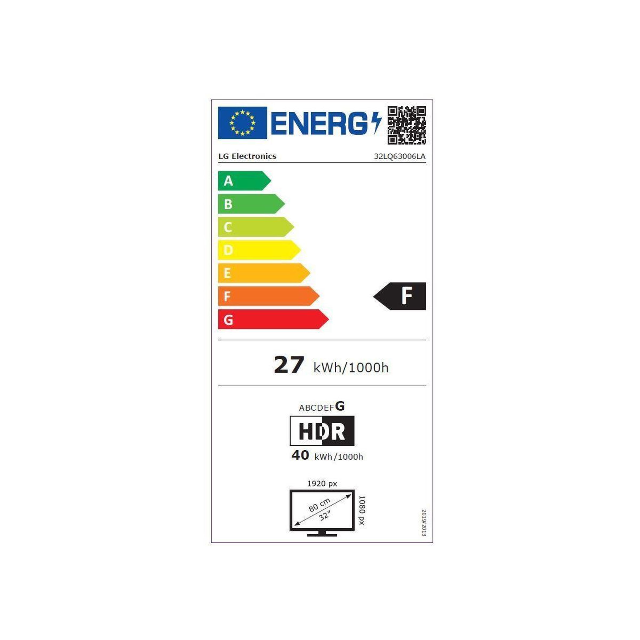 Voir la diapositive 6 : LG TV LED 32LQ63006 2024