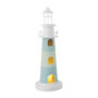 Voir la diapositive 2 : Paris Prix Phare Déco Lumineux  Mer  84cm Bleu Clair & Blanc