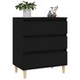 Voir la diapositive 4 : VIDAXL Buffet Noir 60x35x70 cm Bois d'ingenierie
