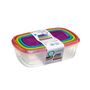 Voir la diapositive 5 : FIVE Lot de 4 Boîtes de Conservation  Colors  20cm Multicolore