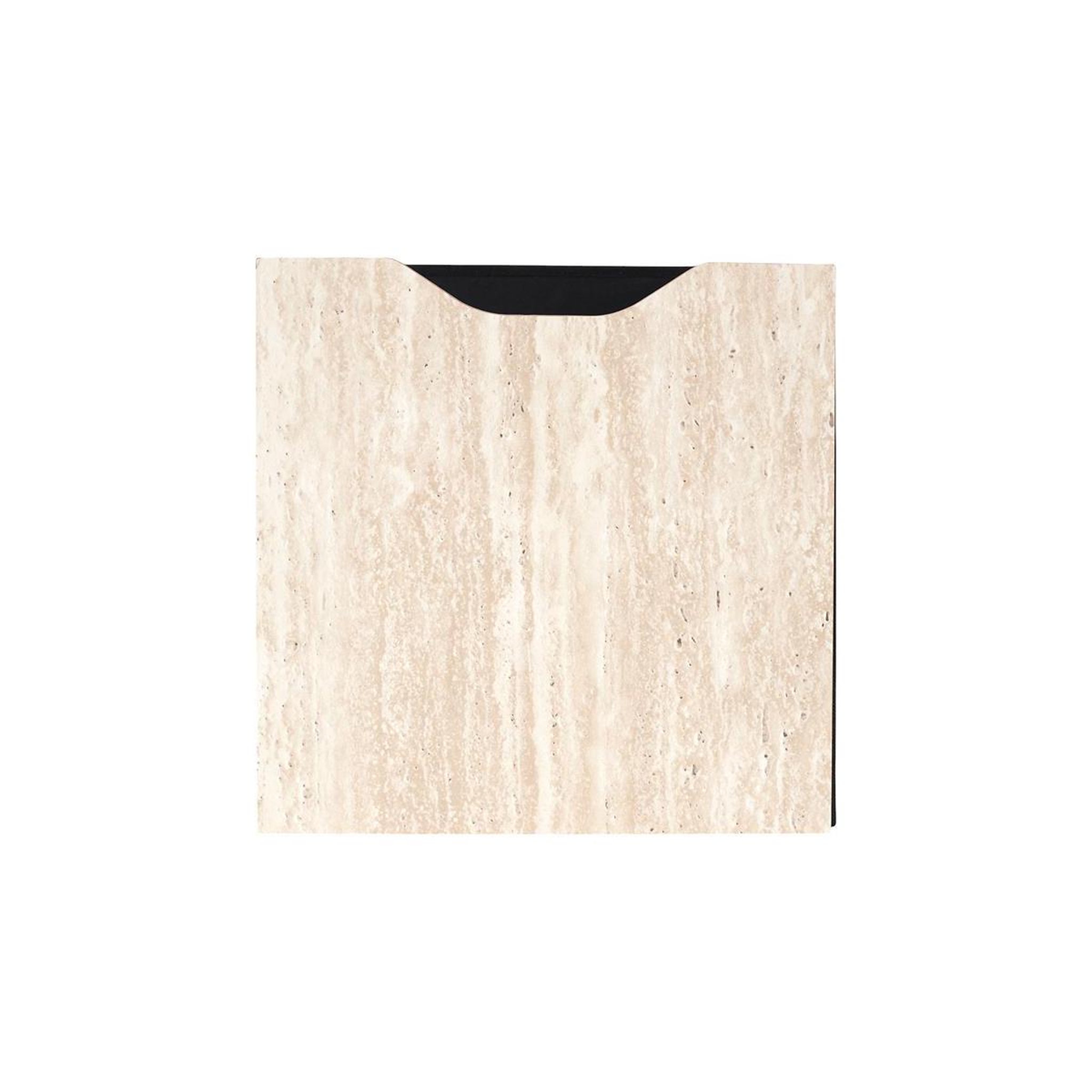 Voir la diapositive 2 : The Home Deco Factory Boîte de rangement effet travertin  pietra  30cm beige