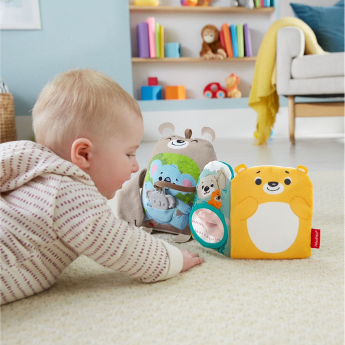 Fisher price Mon Livre Peluche d'Activités