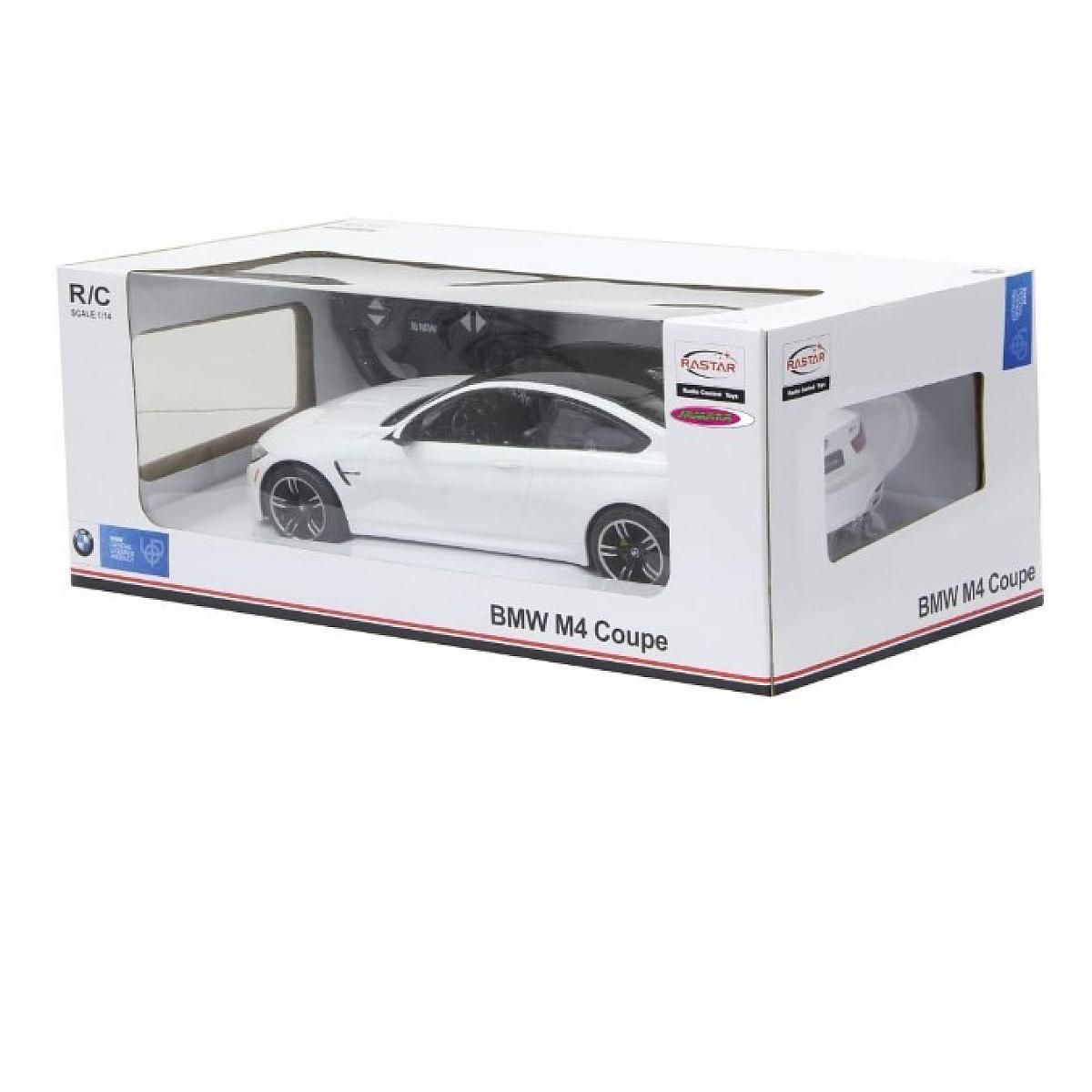 Jamara Voiture télécommandée BMW M4 Coupé 1:14 blanc 2,4Ghz