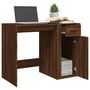 Voir la diapositive 5 : VIDAXL Bureau Chene marron 100x49x75 cm Bois d'ingenierie