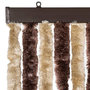 Voir la diapositive 4 : VIDAXL Moustiquaire beige et marron clair 118x220 cm chenille