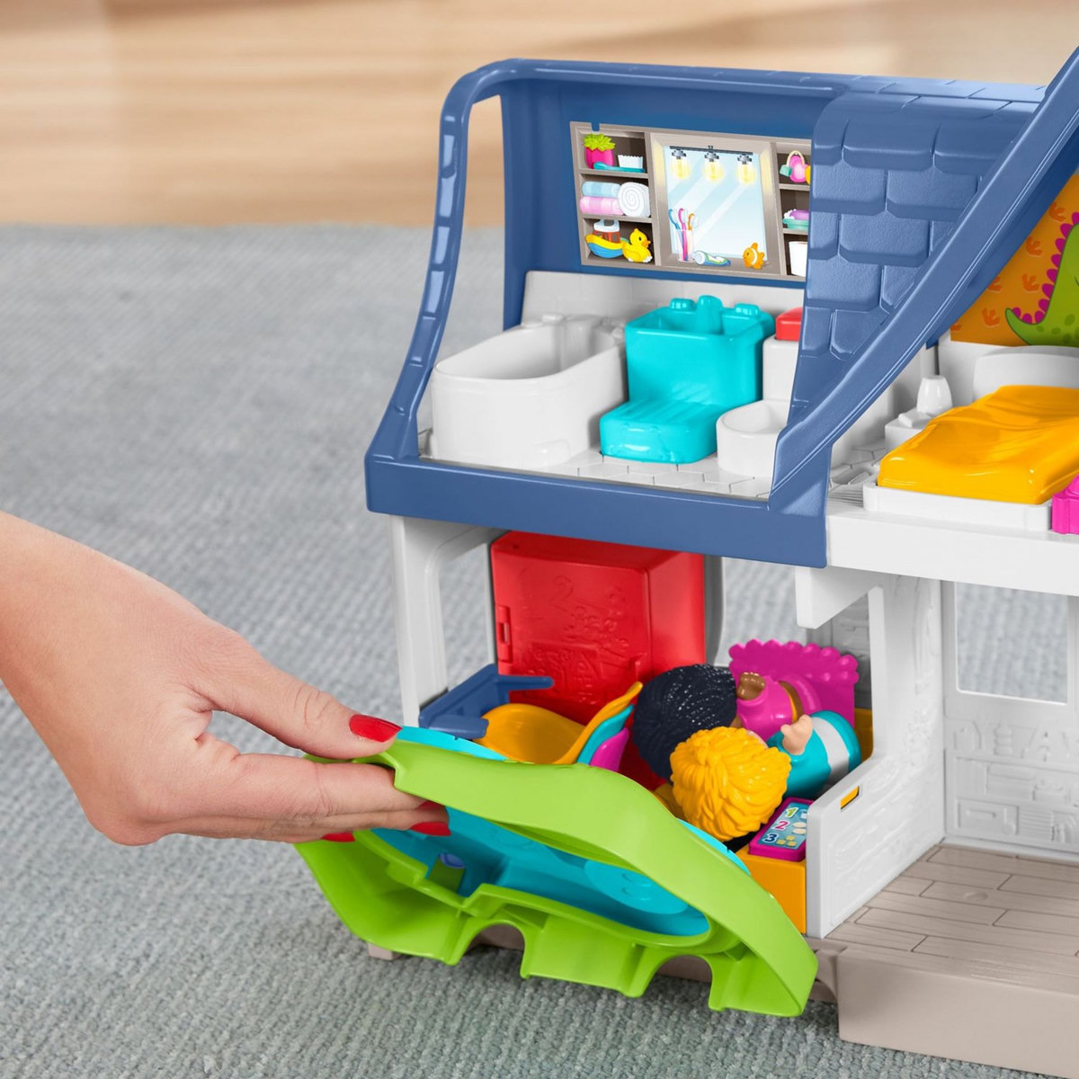 MATTEL Fisher-Price - Maison Little People - Eveil 1er âge