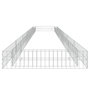 Voir la diapositive 4 : VIDAXL Lit sureleve a gabion Acier galvanise 600x100x20 cm