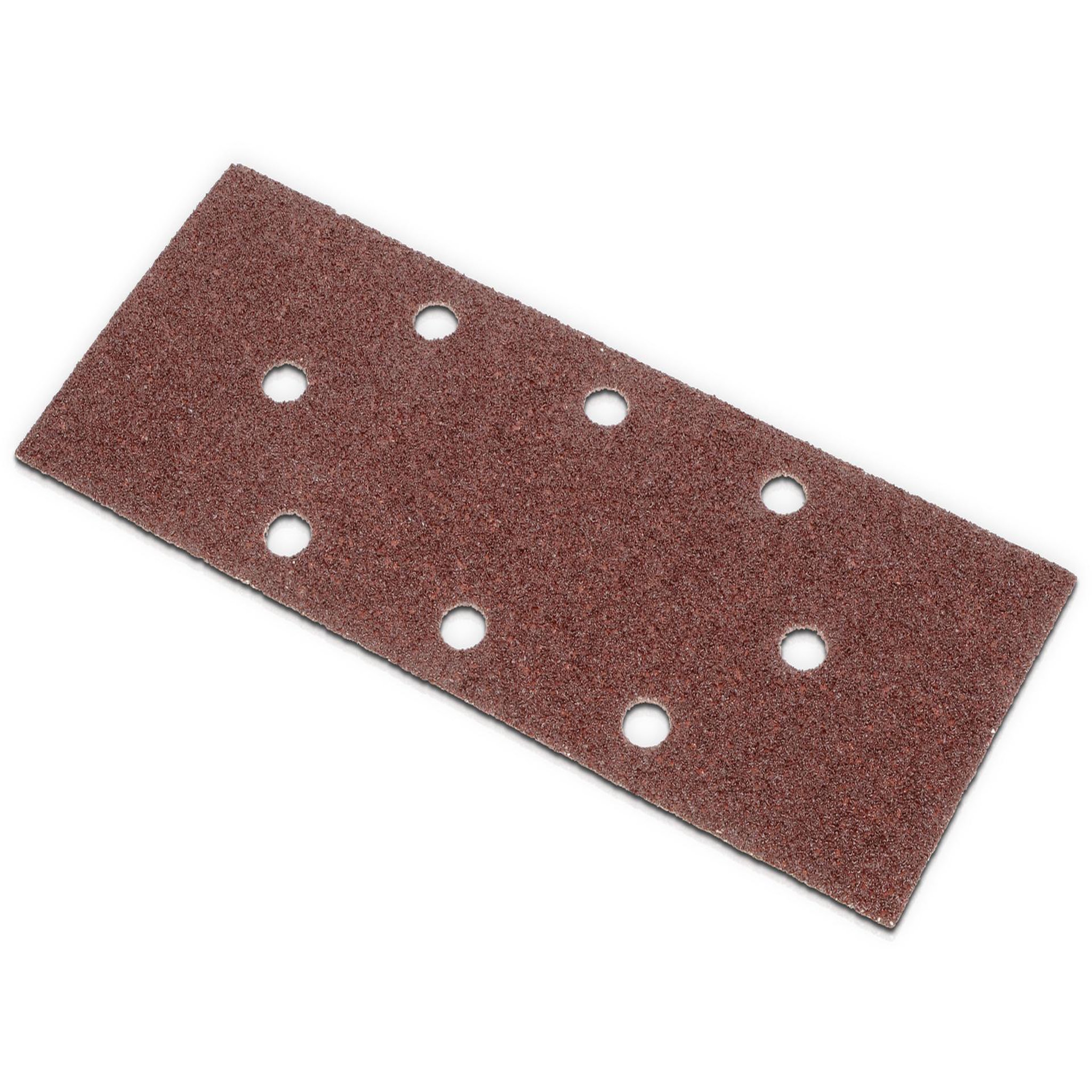 KREATOR Lot de 5 patins perforés (oval) - grain 80 - 93 x 230 mm